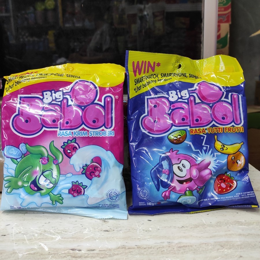 

Permen Karet Big Babol 1 pouch isi 40pcs