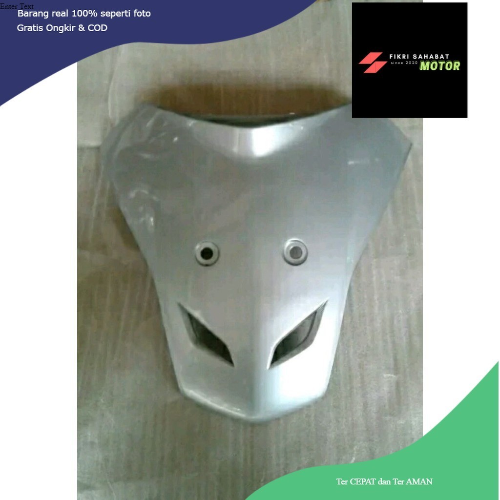 Tameng supra fit new silver/dasi supra fit new silver/dada supra fit new silver