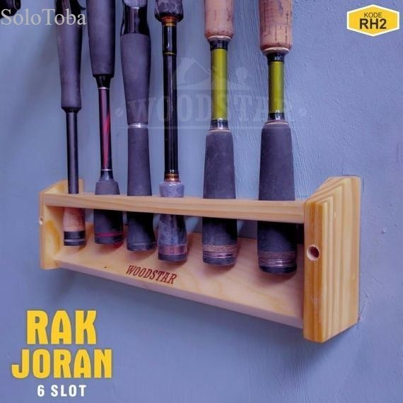 

RAK PANCING RAK JORAN ROD HOLDER TEMPEL KAYU murah