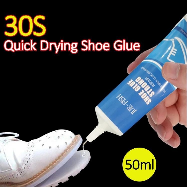 OK JUE-FISH Lem Sepatu Super Kuat Anti Air Lem Perekat Sepatu Shoe Glue Strong 50ml Lem Gel