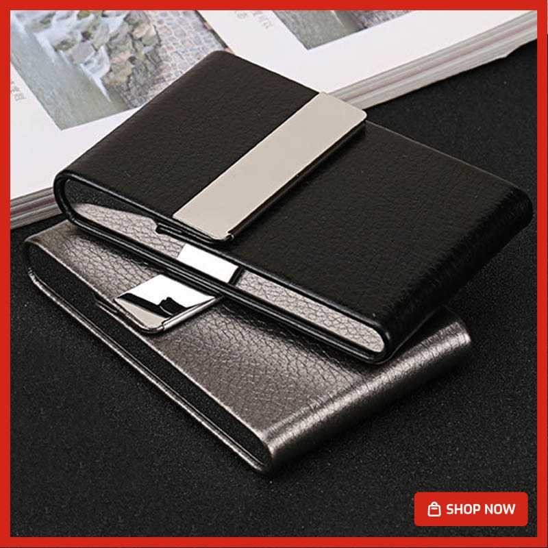 Focus Kotak Bungkus Rokok Elegan Leather Cigarette Case - B6509