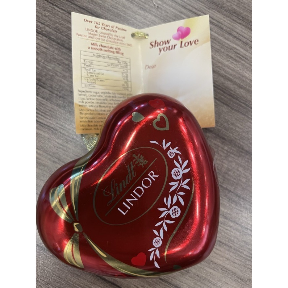 

LINDT LINDOR MILK CHOCOLATE HEARTS | Coklat Valentine