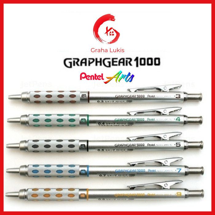 

PROMO!! -Pentel Graph Gear 1000 Drafting Pencil - 0.5 mm - 0.3mm