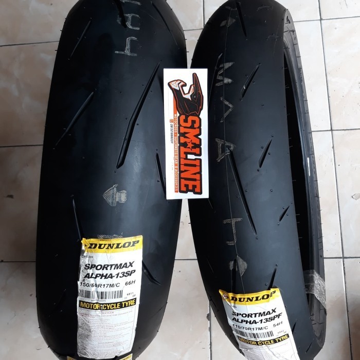 Ban Dunlop Sportmax Alpha made in Japan soft compound 17inch 110 & 150