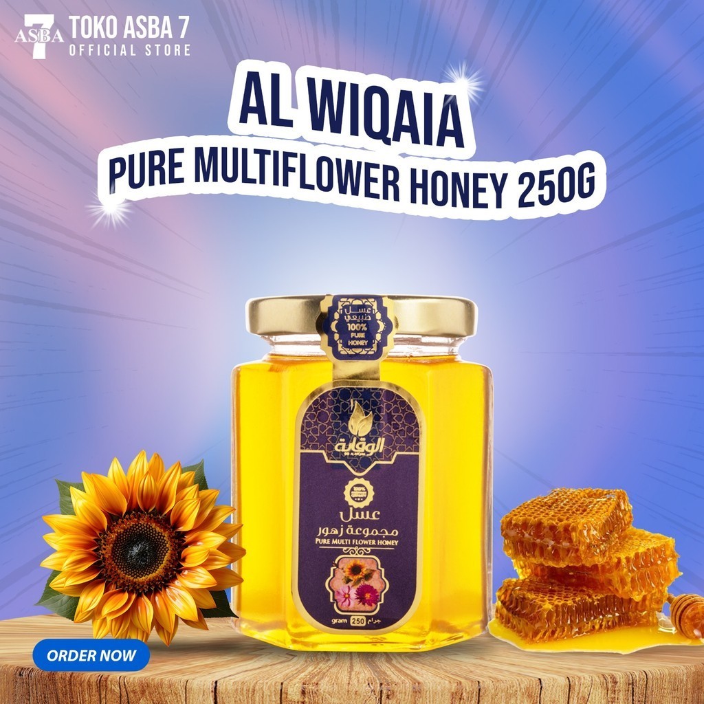 

AL WIQAIA PURE MULTI FLOWER HONEY 250GR