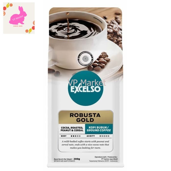 

Excelso Robusta Gold Halus 200 gr Pak