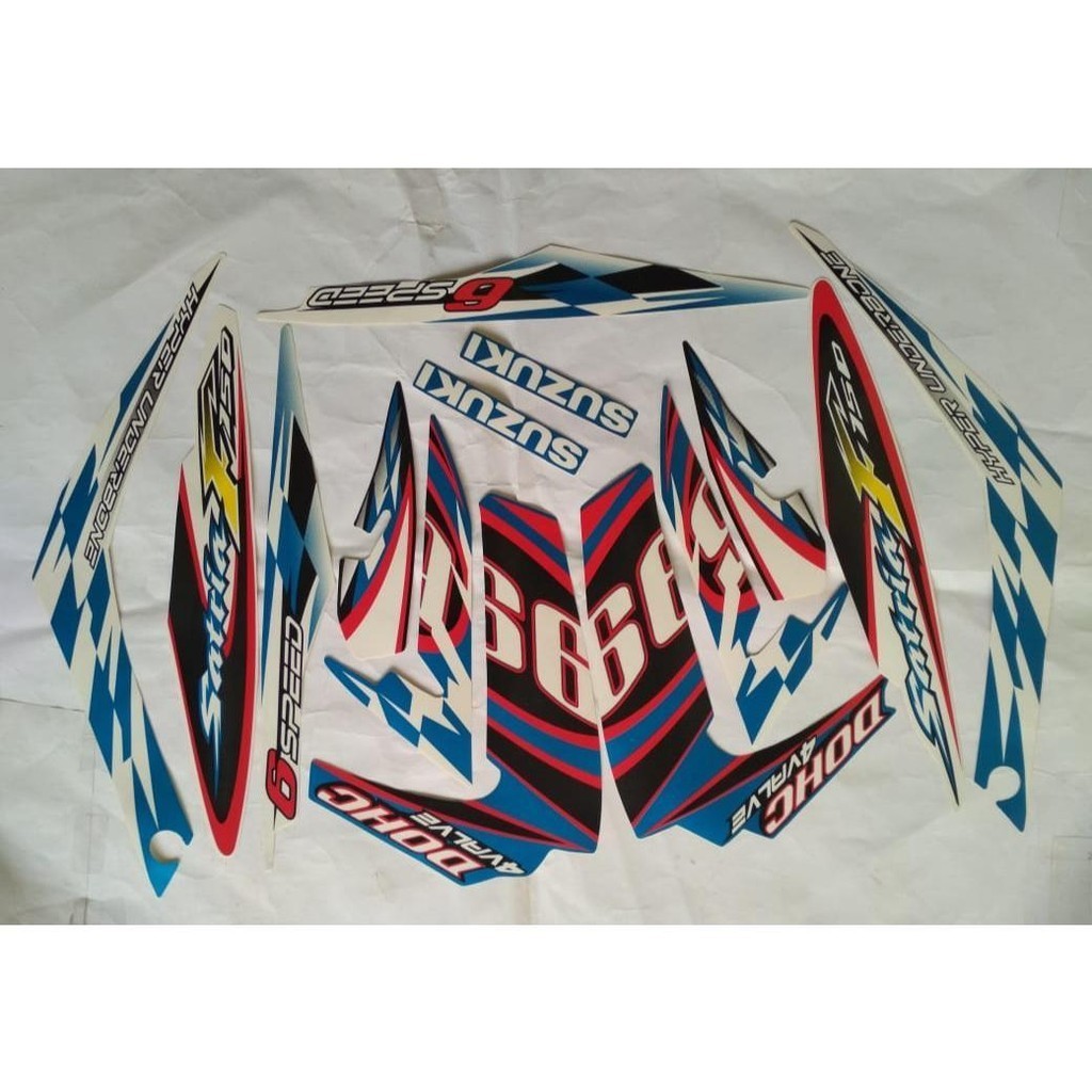stiker ori striping suzuki satria fu 150 tahun 2012