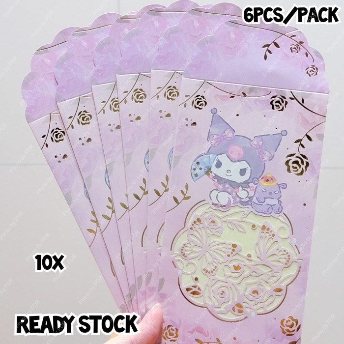 

Amplop Ampao AngPao Premium isi 6 Sanrio Original Kuromi