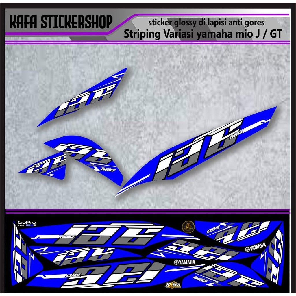 VARIASI Striping Mio J Stiker GT Motif Simple List Variasi striping stiker mio j mio gt variasi VARI