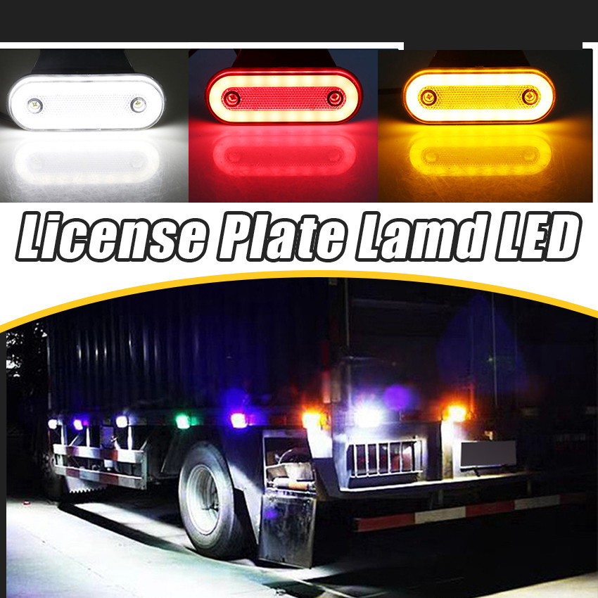Lampu Bak LED Side Marker Truk Trailer / Bus / Mobil 24 Volt 12 Volt Universal Awet Anti Air LED