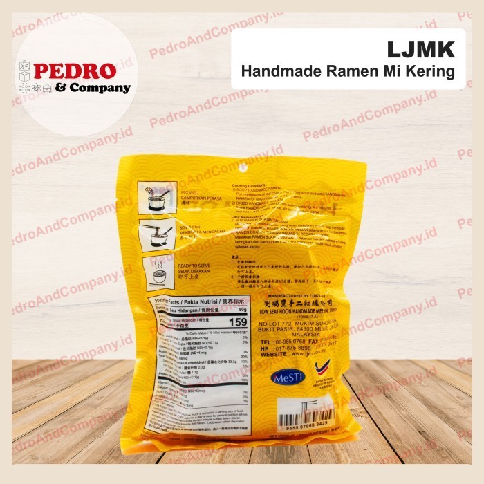

LJMX handmade RAMEN buatan tangan 500 gram mi kering mie dried noodle