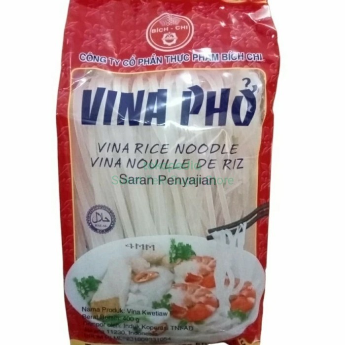 

Bich Chi Vina Pho Kwetiaw Bening Rice Noodle Vietnam 400gr