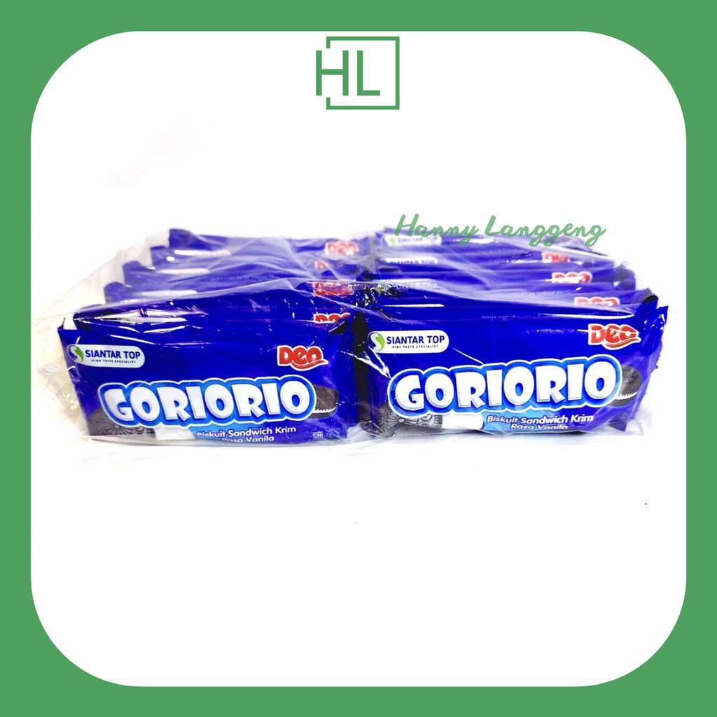 

[HL] Biskuit Sandwich Goriorio - 1 Renceng Isi 10 pcs @14gr