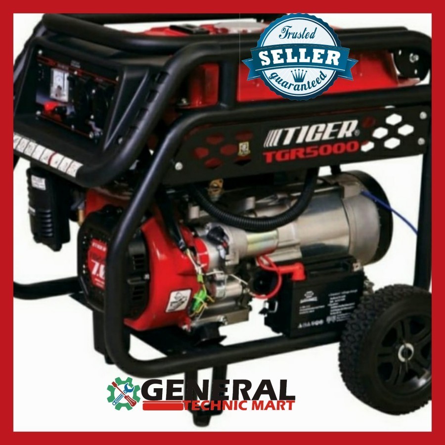 Genset TIGER TGR 5000 - Genset 3000 watt original murah tembaga