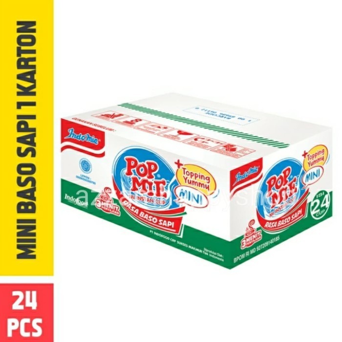 

Pop Mie Mini Rasa Ayam Bawang / Bakso / Soto - Bakso Sapi