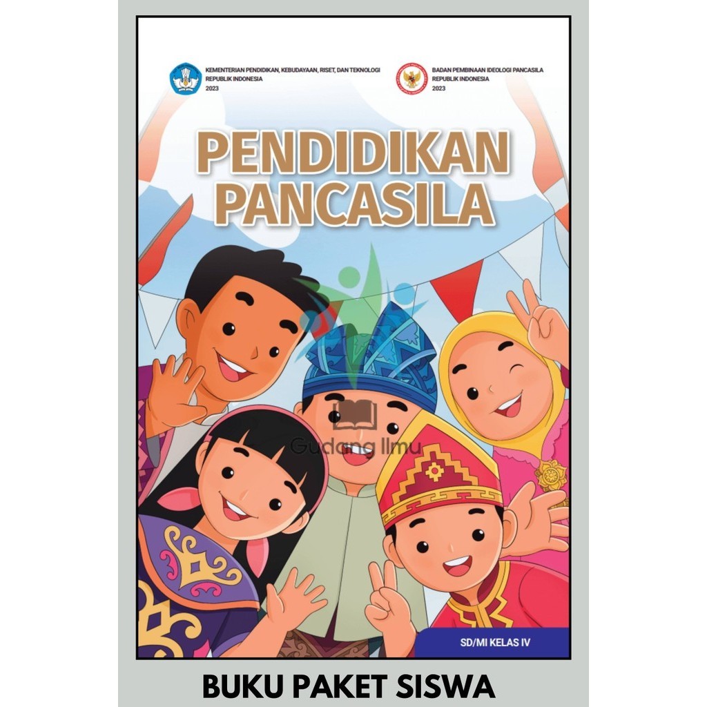 Buku Paket Siswa PPKN Kelas 4 SD Kurikulum Merdeka TERBARU
