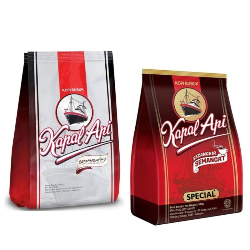 

KAPAL API Kopi Bubuk Spesial / Hitam 380gr