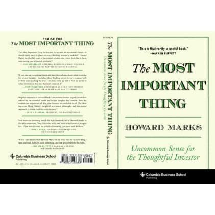 

The most important thing: uncommon sense for the thoughtful inves
