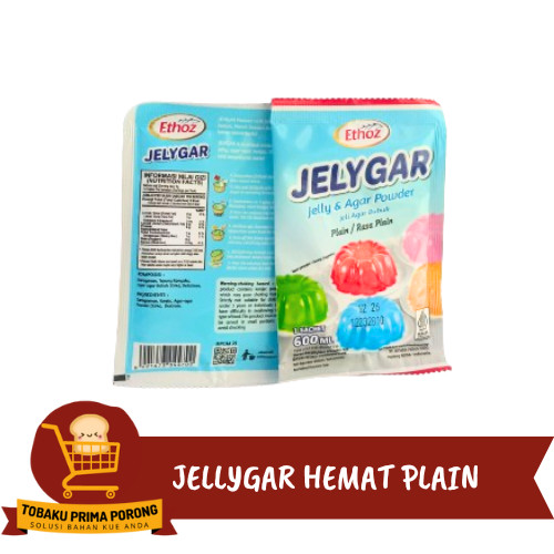 

JELLYGAR HEMAT PLAIN - ethoz jellygar - jelly agar agar