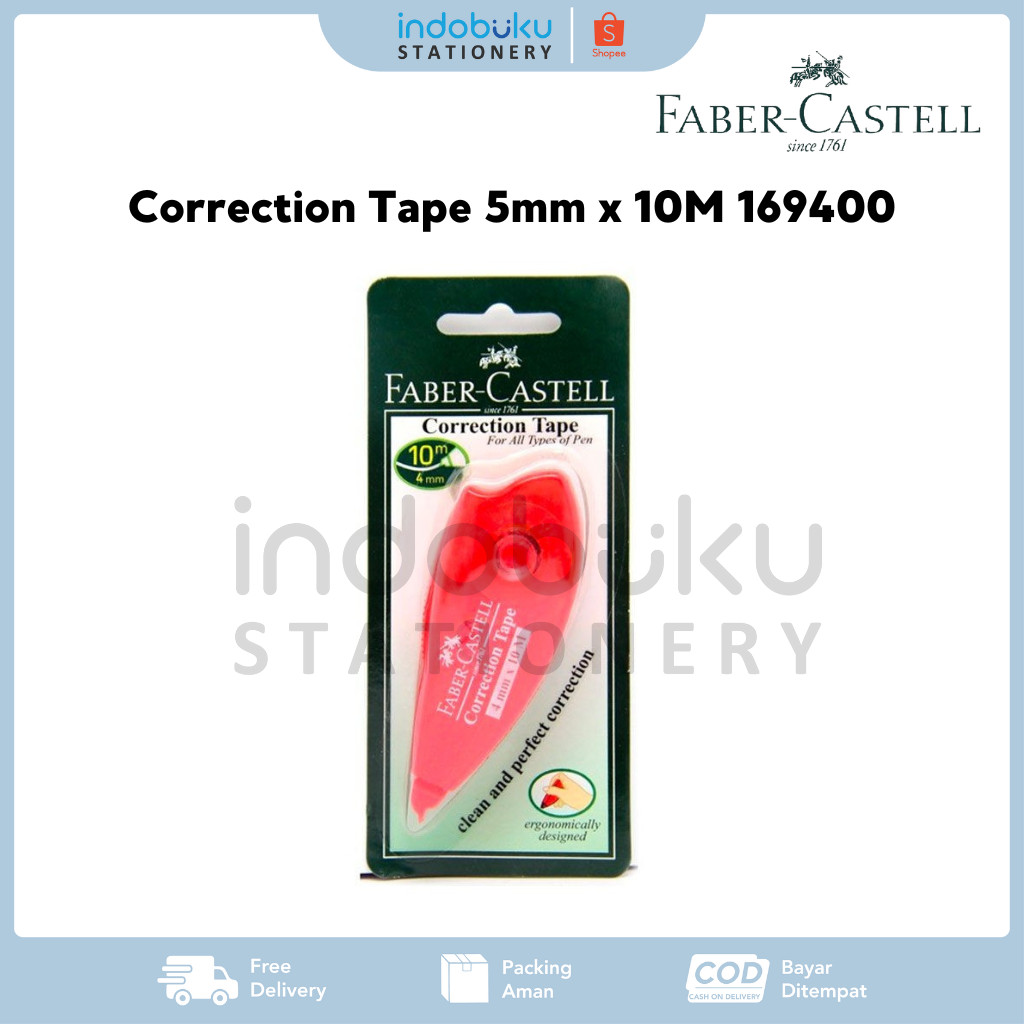 

Correction Tape Tipe-X Faber-Castell 5mm x 10M 169400