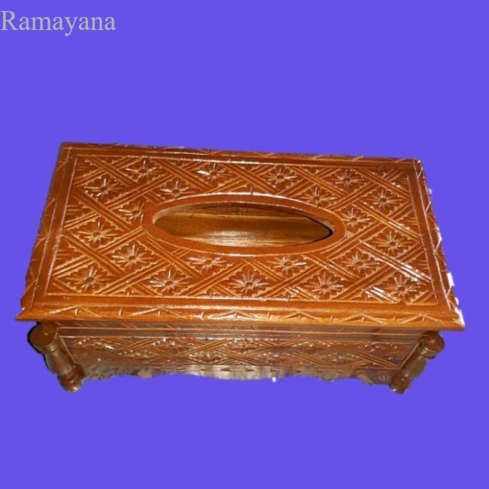 

KOTAK TISSUE/TEMPAT TISU KAYU JATI ASLI/BOX TISUE JEPARA UKIR Murah