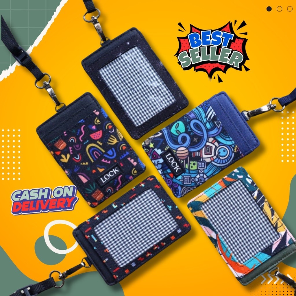 

Gantungan ID Card Kantor Kasual Kalung Name Tag Holder Lanyard Anti Air Pria Wanita 1TS19