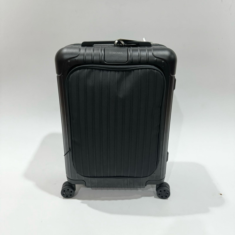 Rimowa Koper Essential Sleeve Cabin Matte Black Lugage Original Kabin Size