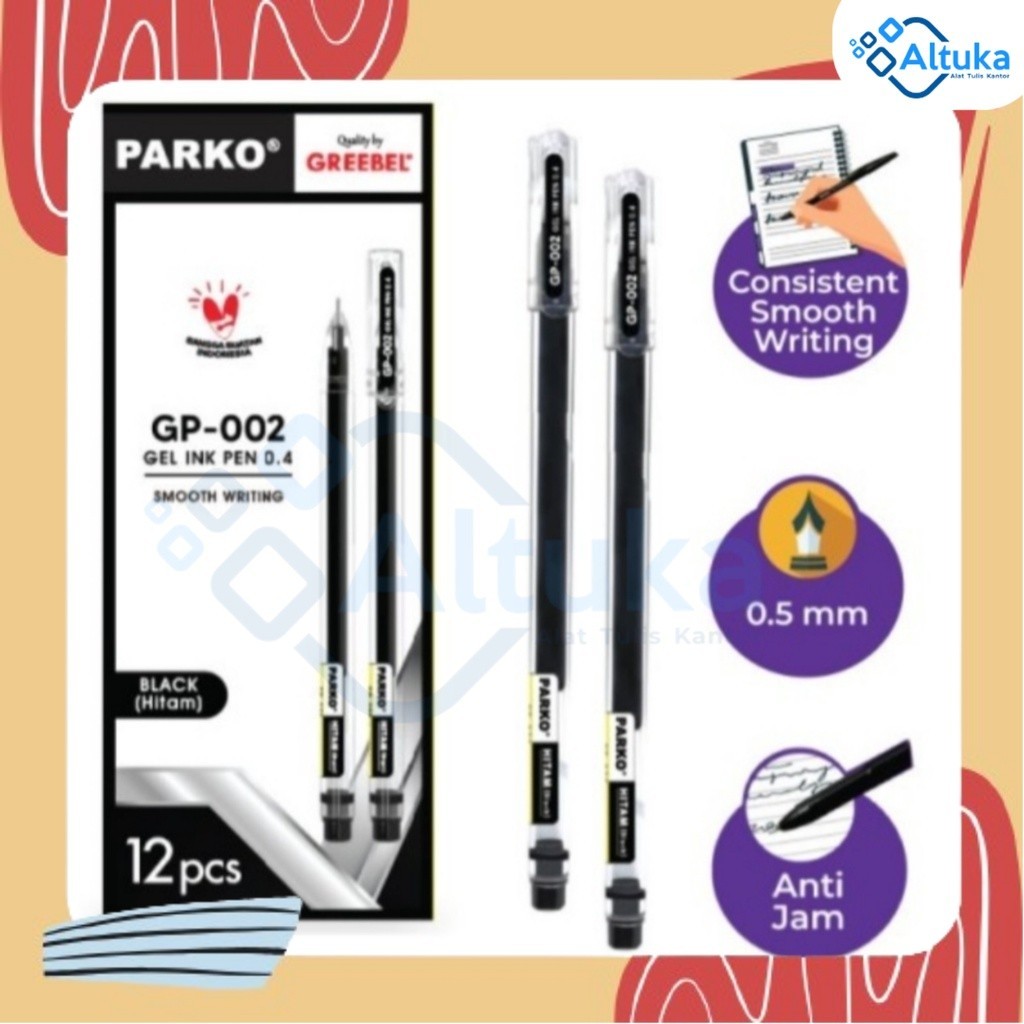 

Bulpen Gel / Ballpoint Gel / Pen Gel GP-001 GP-002 Parko By Greebel