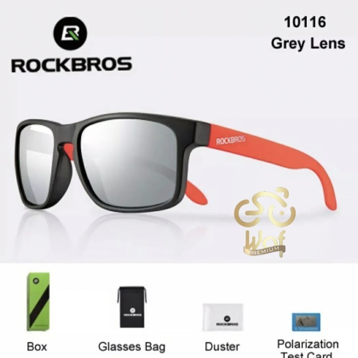 ROCKBROS 10116 Kacamata Sepeda Sport Glasses Polarized Bike Sunglasses