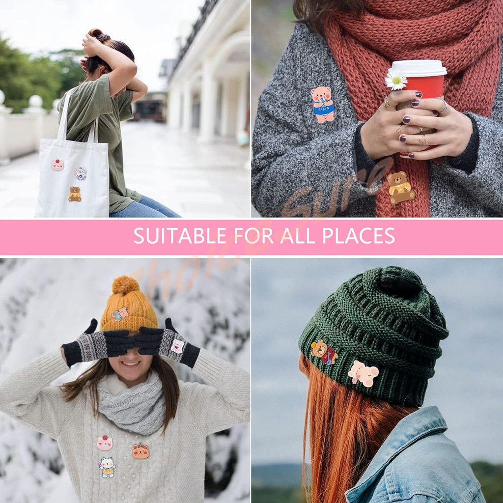 Cute Pin Brooch Pin / Korea Pin Tas Lucu Cute Pin / Akrilik Astronot Bros Gadis Aksesoris