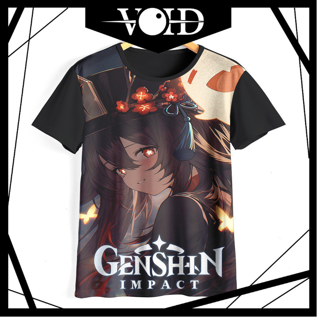 Kaos Genshin Impact Keren dan Adem | Kaos Hu Tao Genshin Impact | 01HTGI Hu Tao Genshin Impact