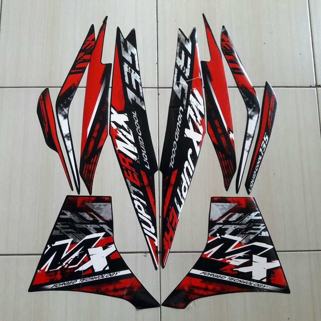 Striping Yamaha Jupiter MX NEW 135 2014 Stiker Body Standar