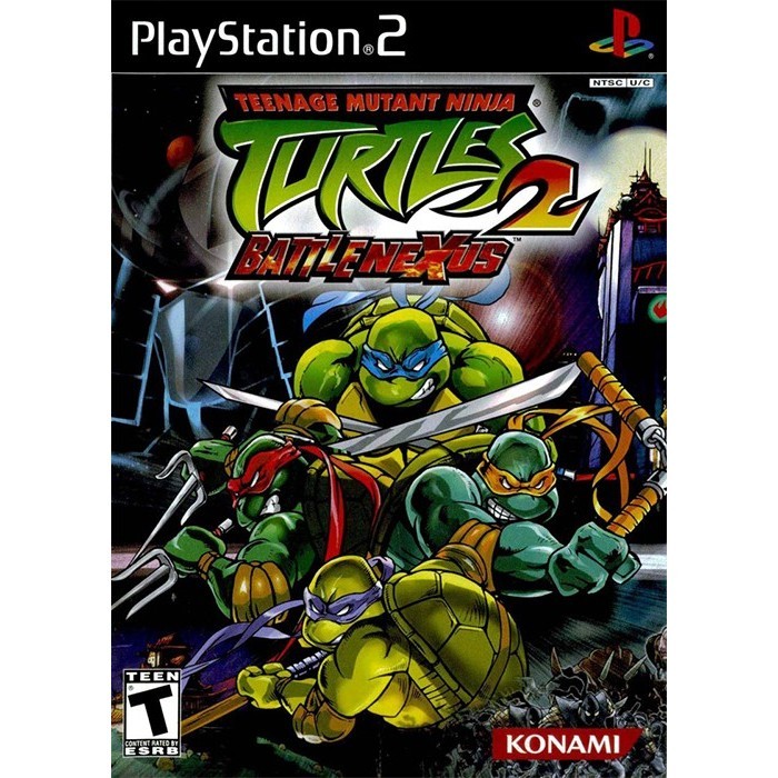 Kaset Playstation 2 - Teenage Mutant Ninja Turtles 2