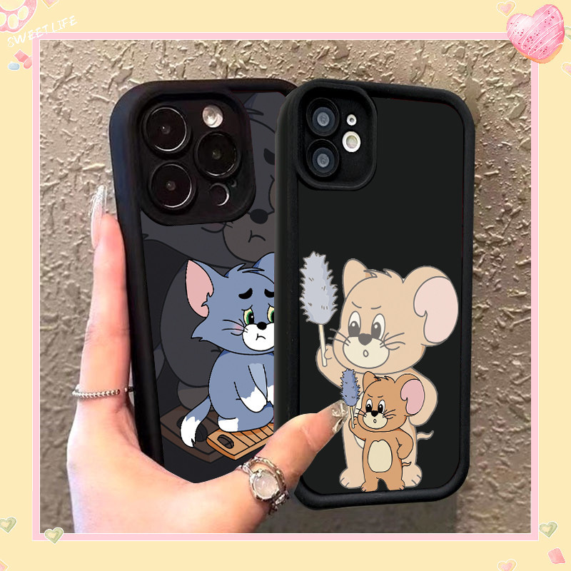 【Soft Silicone】Lucu Case couple Android TomJerry Casing hp INFINIX Hot 8LITE SPARK 4 9PRO 10LITE 9 1