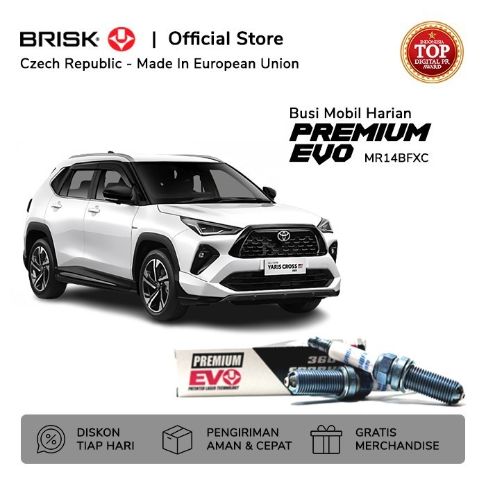 Busi Mobil Toyota Yaris Cross BRISK Premium Evo MR14BFXC