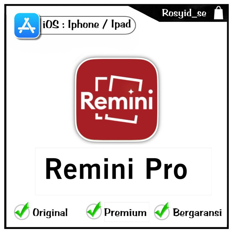 Remini Pro - IOS (ORIGINAL)