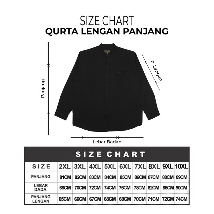 QURTA RAMADHAN BIG SIZE LENGAN PANJANG BAJU MUSLIM HQP5-1