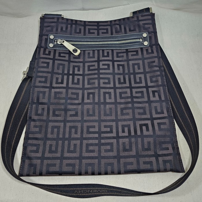 Givenchy unisex Nylon Crossbody bag dark brown black authentic rare