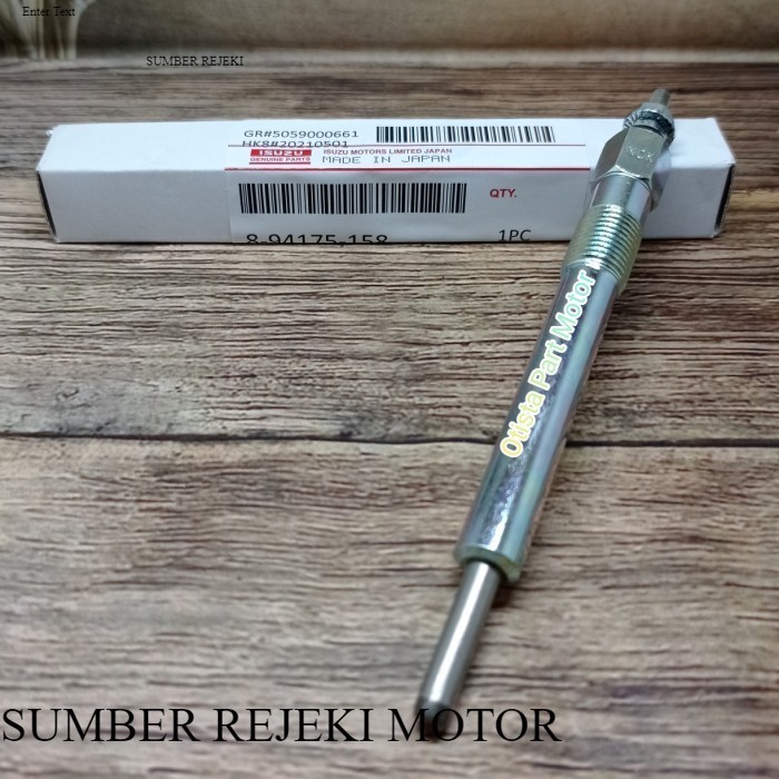 BUSI PEMANAS GLOW PLUG ISUZU DMAX D-MAX D MAX OLD LAMA 4JH1 ORI