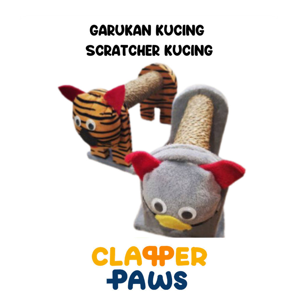 GARUKAN KUCING SCRATCHER BENTUK KUCING