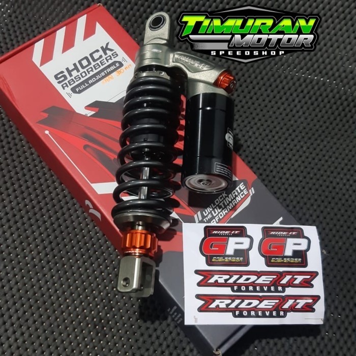 READY SHOCK RIDE IT GP 288 MATIC 310 MM MIO  BEAT  VARIO TITANIUM GREY ORIGINAL