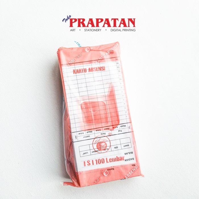 

Kartu Absensi Kit 100 Lembar -YY41