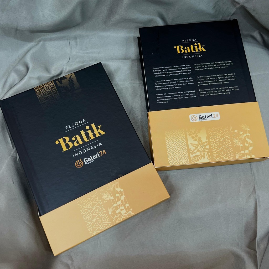 Buku Pesona Batik Indonesia Emas 4.2gr - Galeri 24