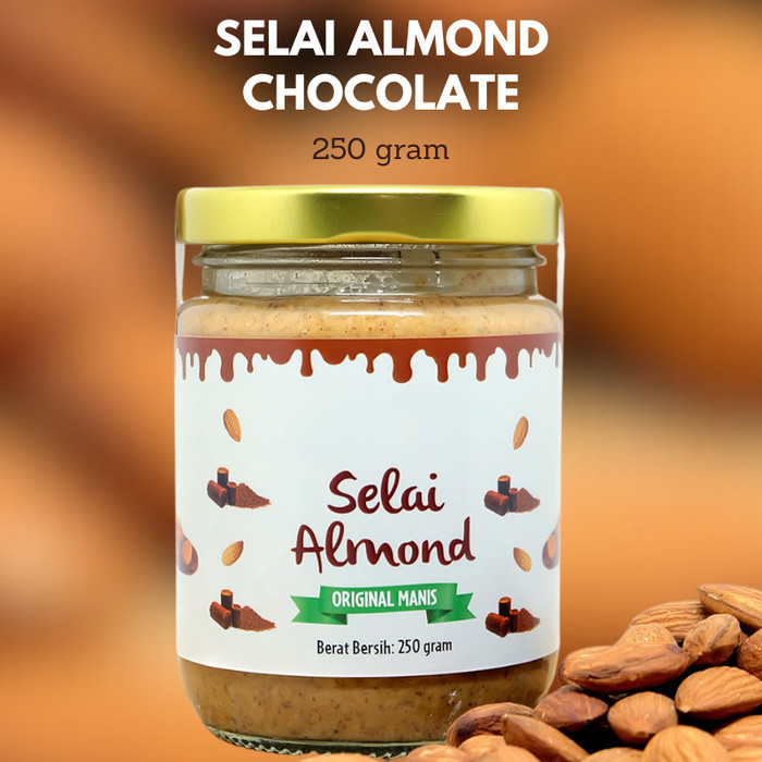 

Selai Almond Original Manis 100% 250 gram