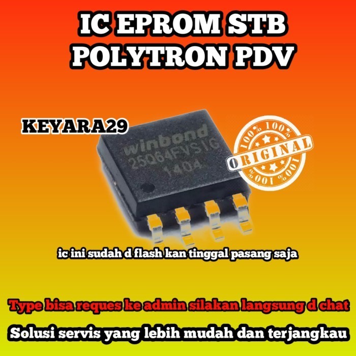 ic eprom stb polytron pdv