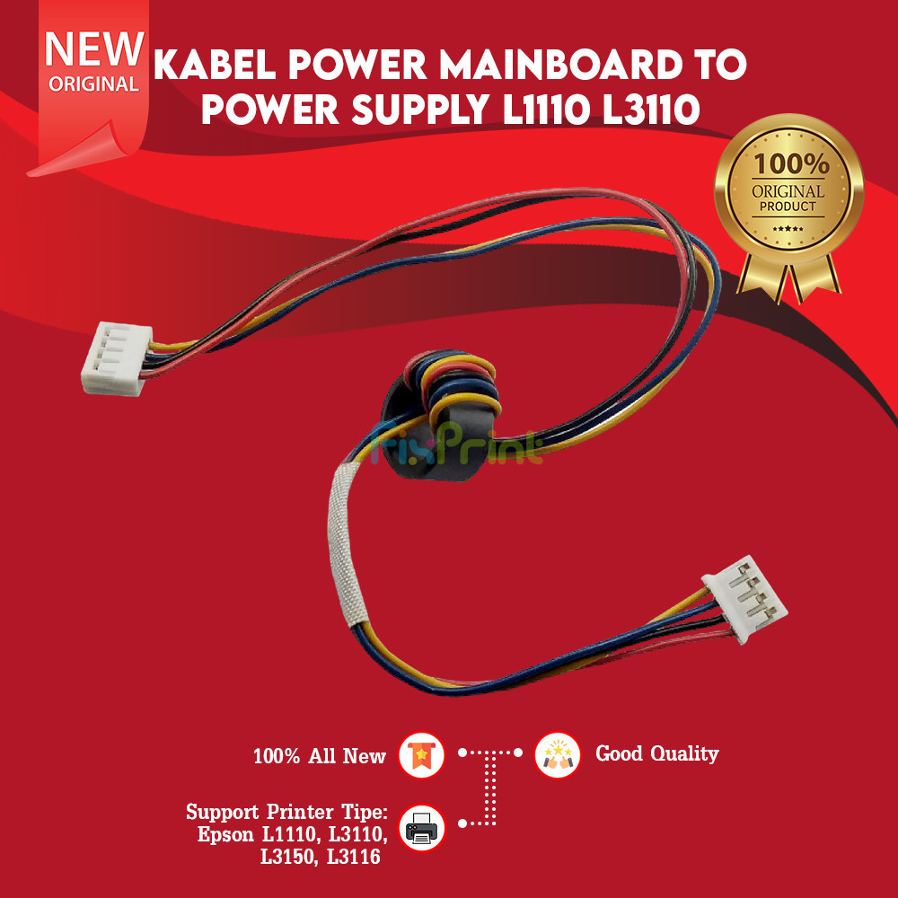 Kabel Power Supply Epson To Mainboard Printer L1110 L1210 L3110 L3210 L3150 L3156 New
