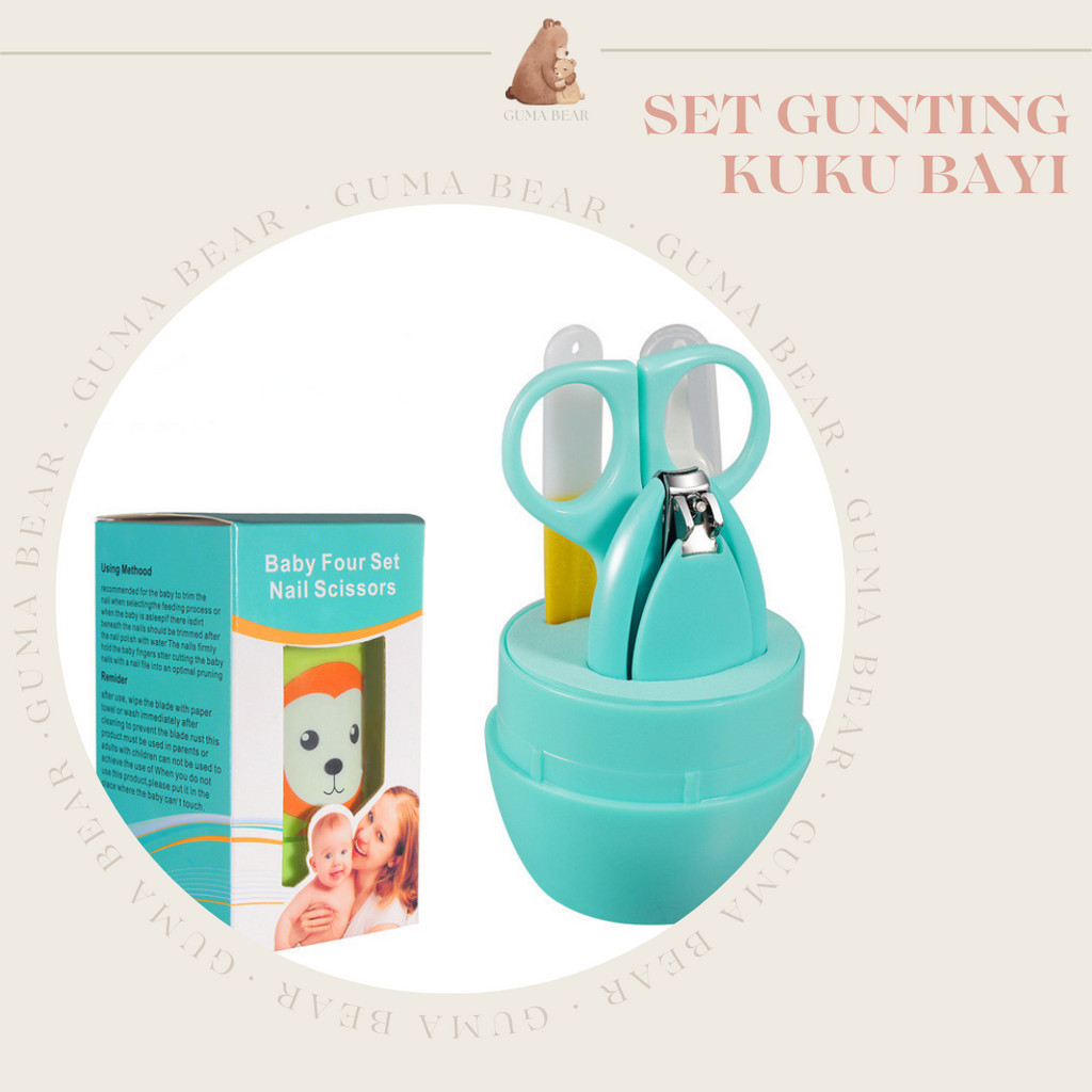 GUMA BEAR - Baby Nail Clipper Set Gunting Kuku Bayi