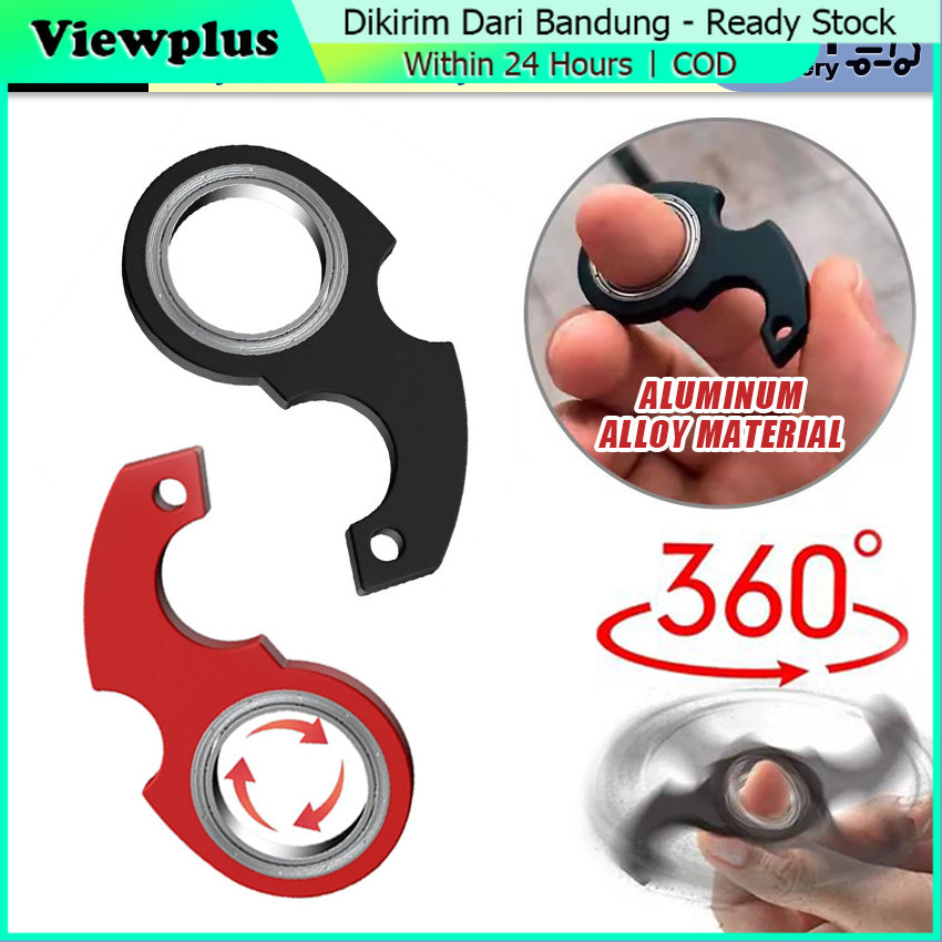 Keyrambit Keychain Fidget Spinner Mainan Gantungan Kunci Karambit || Spinning Keychain || Gantungan 