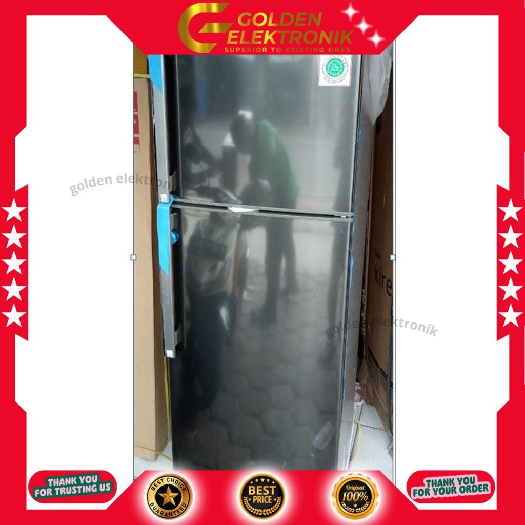 KULKAS SHARP SJ-420GP-SD 2 PINTU PLASMACLUSTER + ION