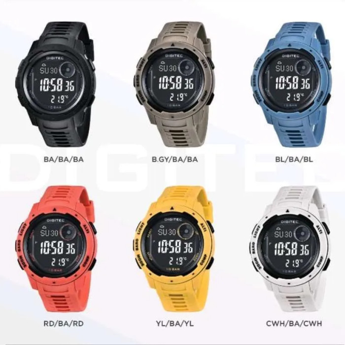 JAM TANGAN PRIA DIGITEC DS8100 DS-8100 DS8100T DS-8100T ORIGINAL